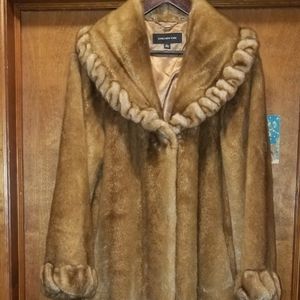 Jones New York faux fur coat
